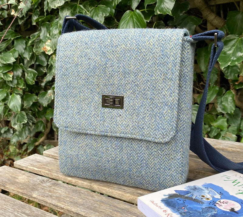 Harris Tweed Messenger Bag (Crossbody or Shoulder - QUARA