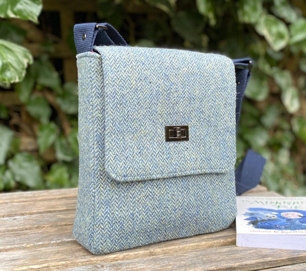 Harris Tweed Messenger Bag (Crossbody or Shoulder - QUARA