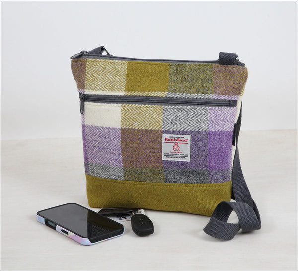 Harris Tweed Messenger Bag (Crossbody or Shoulder) - QUARA