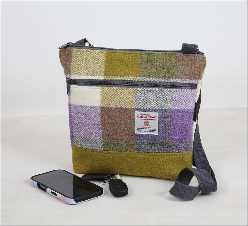 Harris Tweed Messenger Bag (Crossbody or Shoulder) - QUARA