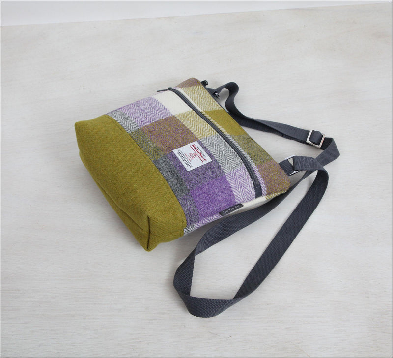 Harris Tweed Messenger Bag (Crossbody or Shoulder) - QUARA