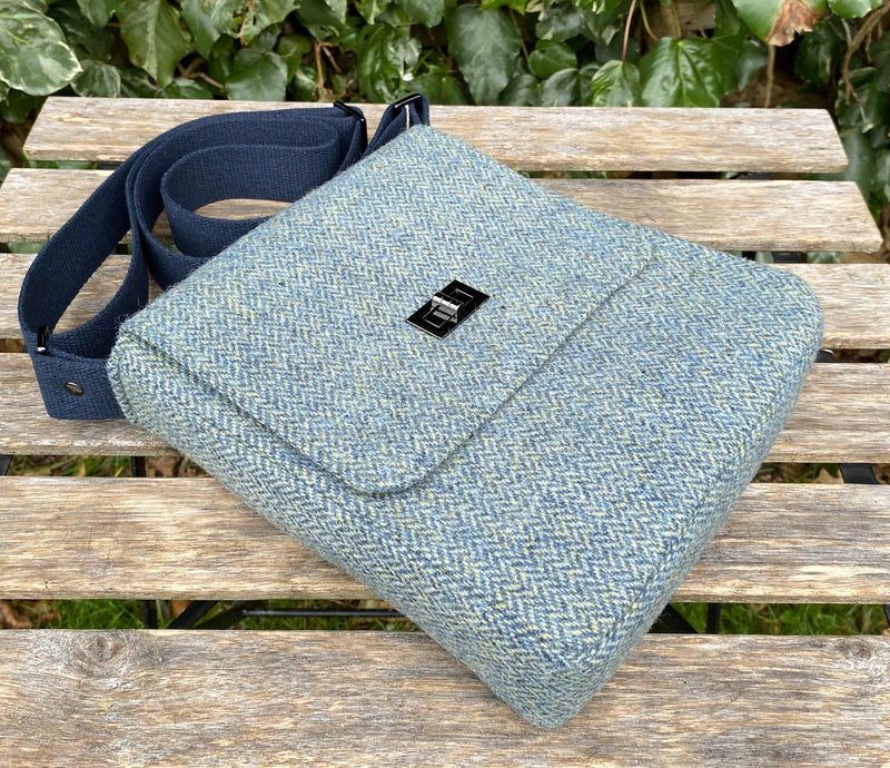 Harris Tweed Messenger Bag (Crossbody or Shoulder - QUARA