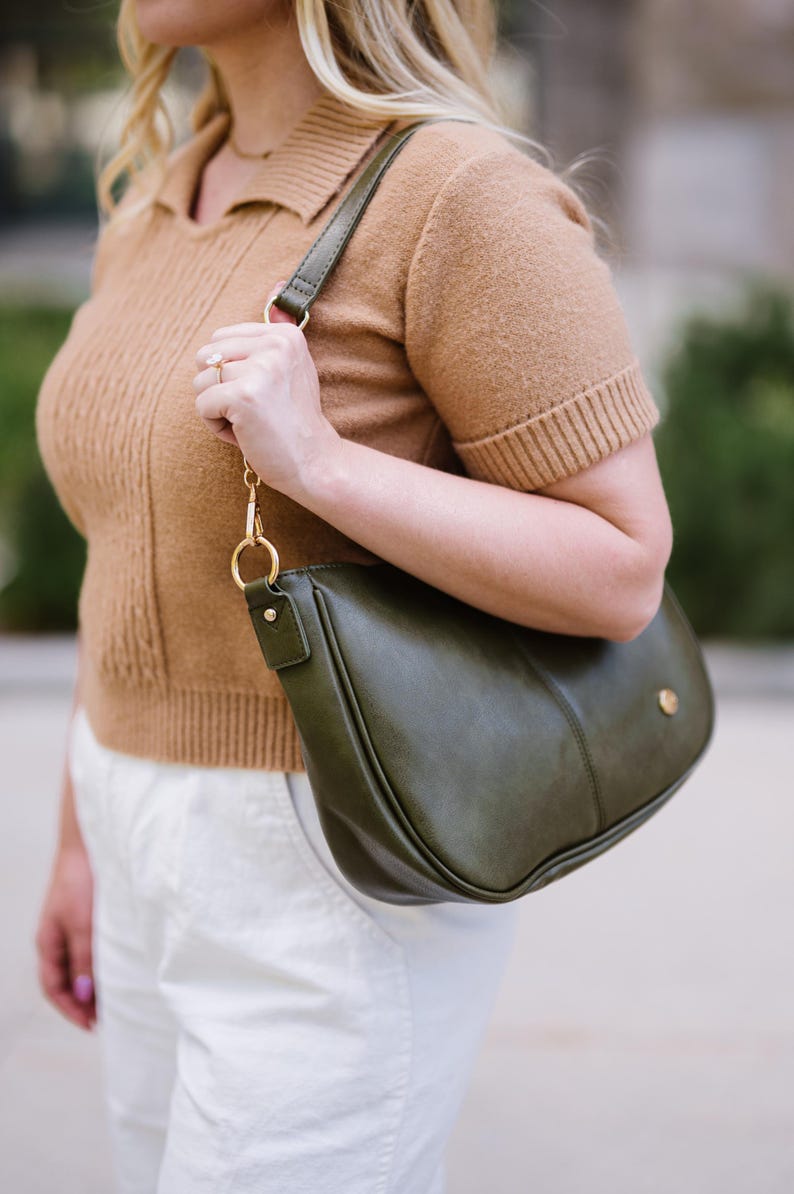 Marissa Vegan Saddle Crossbody Bag - QUARA
