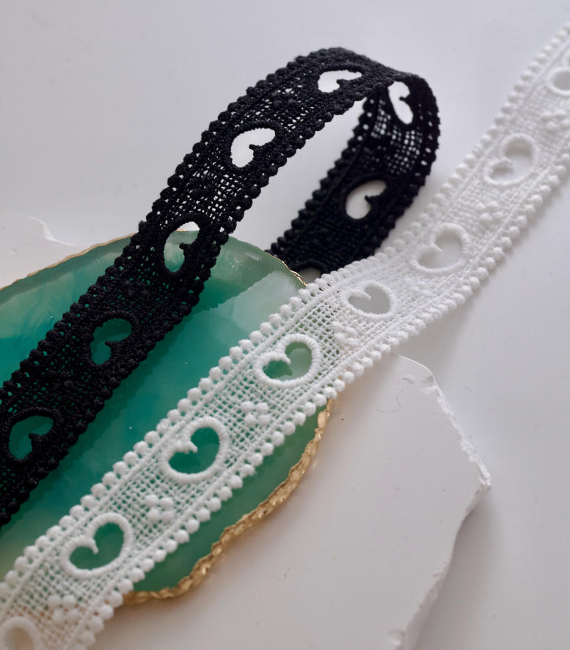 Pink Lace Ribbon Choker - QUARA